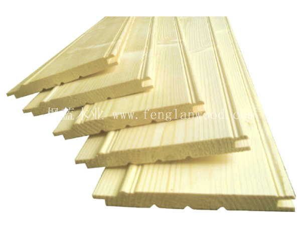Mongolian pine double line wallboard